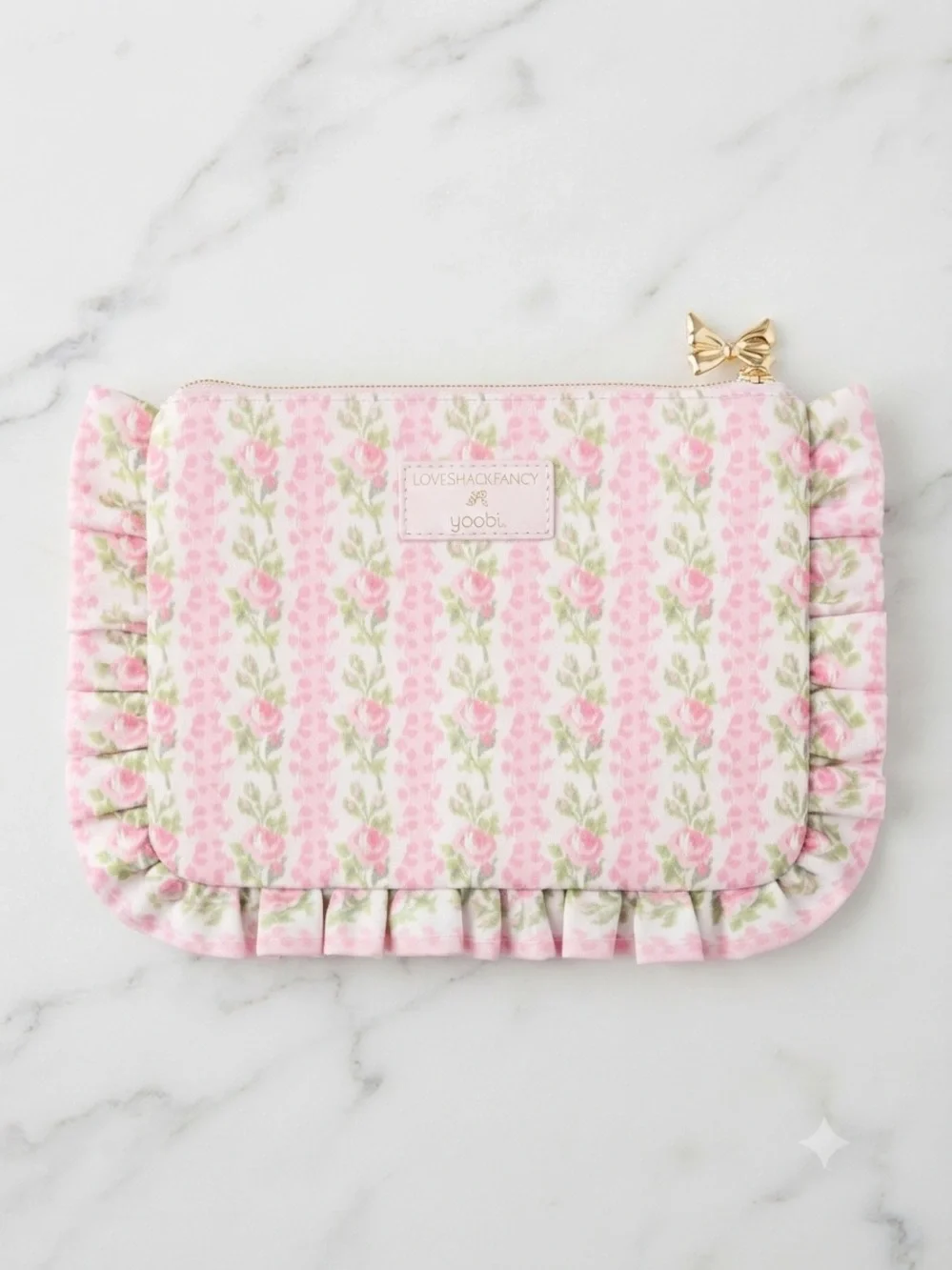 LoveShackFancy x Yoobi Blooming Heirloom Trio - Notebook + 2 Accessory Pouches